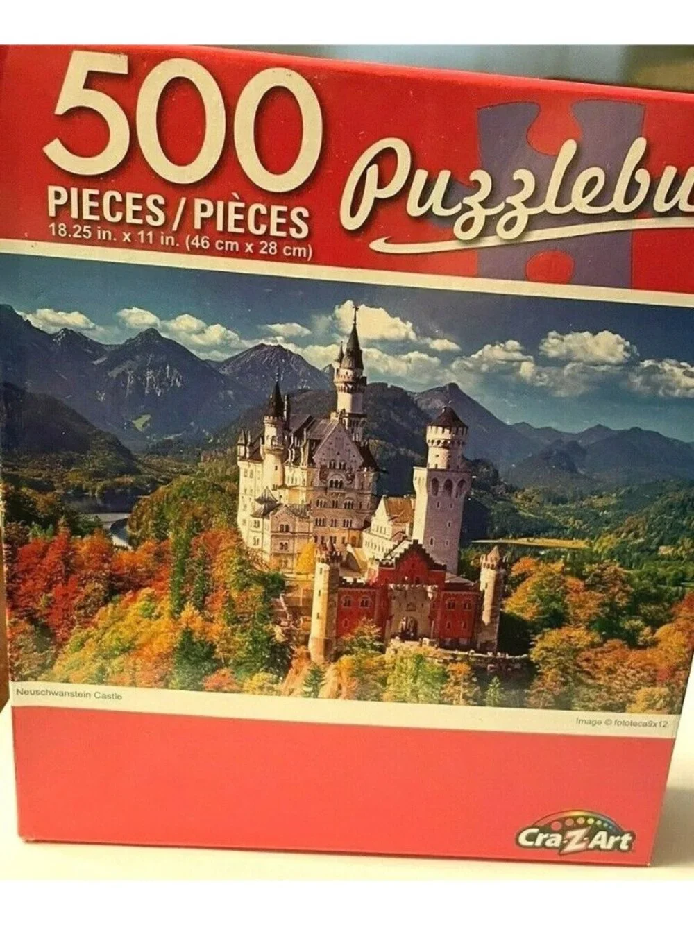 Puzzlebug Neuschwanstein 500 Pcs Puzzle Cra-Z-Art #5500 Sealed 9+ 2019 Sealed